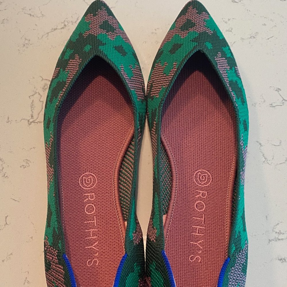 Rothy's Flats - Green Botanical Print